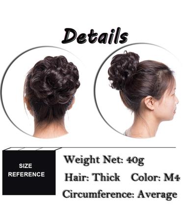 SEGO Voluminous Hairpiece Bun Hair Tie - Medium Brown Hair Extensions #M4 for Stunning Updos - Buy Online on GoSupps.com