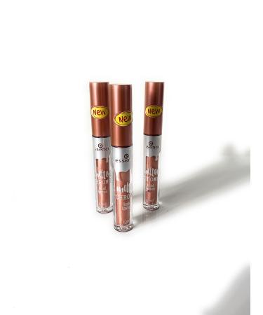 Essence Melted Chrome Liquid Lipstick / Rosie Goldie pack of 3