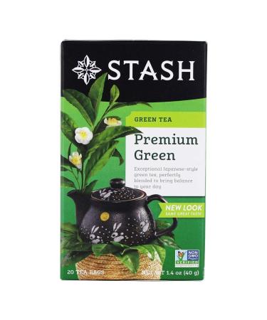 Stash Tea - Th vert de la meilleure qualit - 20Sachets de th
