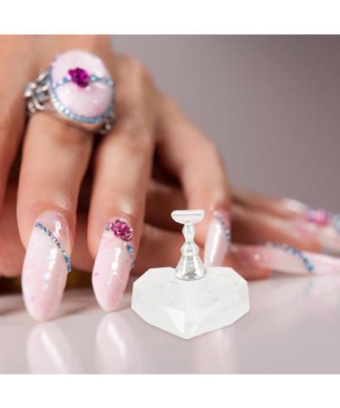 Ipetboom Nail Art Stand 1 Set Nail Tip Practice Display Fake Nail Holder Nail Stand for Painting Nails False Nails Nail Art Display Stand Nails Supply Magnet Training Rack Japanese-style 3.8x3.6cm As Shown - Buy Online on GoSupps.com