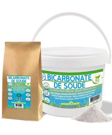Multi-purpose baking soda food and household care powder without additives and 100% natural Made in France Available