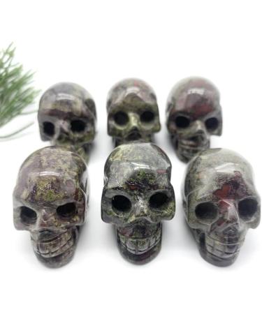 Natural Dragon Blood Quartz Ghost Head Carved Handmade Home OrnamentsDecoration Stones Can be Used for JZIGTDEM - Buy Online on GoSupps.com