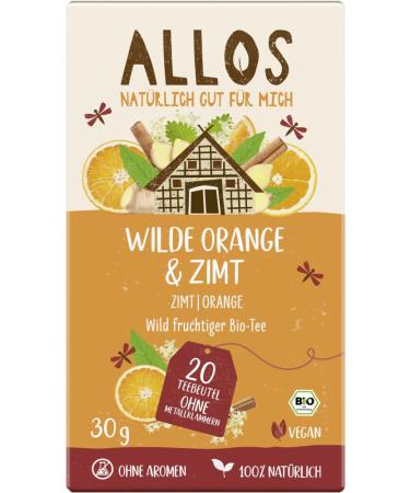 Allos Allos Wilde Orange & Cinnamon Herb Infused in Organic 30g Bag