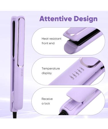 Beavorty 2-in-1 Hair Straightener & Curler - Professional Ceramic Flat Iron & Curling Wand for Perfect Hair Styling (US Plug - Buy Online on GoSupps.com