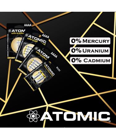 Buy ATOMIC AAA Battery 1.5V Ultra Alkaline LR03 AM4 - Bulk Pack of 24 - Long Lasting Power for Electronics - Buy Online on GoSupps.com