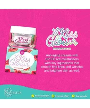 Kiss Glow Miracle Cream SPF 50 - Radiant Skin & UV Protection | Buy Internationally - Buy Online on GoSupps.com