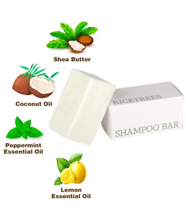 Plastic-Free Solid Shampoo Bar | All Natural Ingredients for Hair Growth & Healthy Scalp - Best for Dry to Normal Hair - Buy Online on GoSupps.com