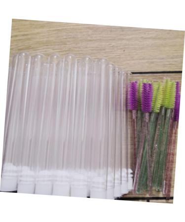 Mikinona Fake Eye Lashes 10pcs Hollow with Drill Eyelash Holder Colored Mascara Small Eyelash Brush Precision Tube Woman - Buy Online on GoSupps.com