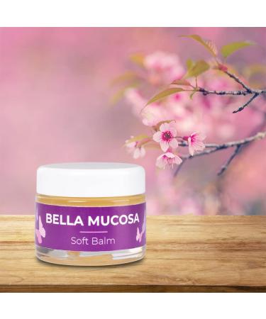 Bella Mucosa soothing balm for dry skin and mucous membrane problems.