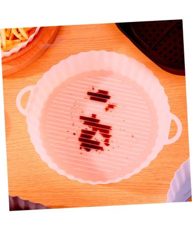 Zerodeko 3pcs Air Fryer Pad Oven Air Fryers Airfryer Portable Deep Fryer Baking Pan Household Consumables Pinkx3pcs 21X18.5X4CMx3pcs - Buy Online on GoSupps.com