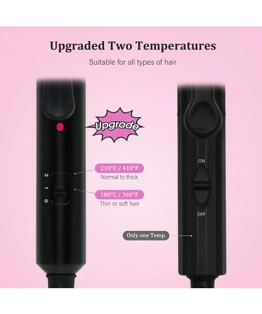 Newest Mini Hair Crimper | Janelove 1/2 Inch Beach Waves Curling Iron | Adjustable Temperature | Travel Friendly Hair Waver for Short & Medium Hair | Dual Voltage - Buy Online on GoSupps.com
