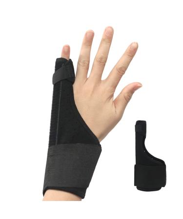 Ytesky Pinky Finger Splint Breathable Trigger Finger Splint for Little Finger Broken Pain Relief Arthritis Tendonitis Fits Left or Right Hand