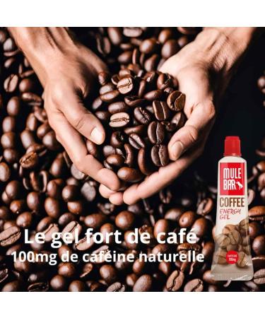 Mulebar - Sport Energy Gel - Coffee - 37g - Vegan - 100mg Caffeine - Resealable and Reusable Tube - Buy Online on GoSupps.com