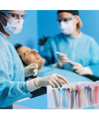 LVCHEN Orthodontic Ligature Tie Box with Lid - Dental Acrylic Dispenser for Elastic Rubber Ties - Buy Online on GoSupps.com