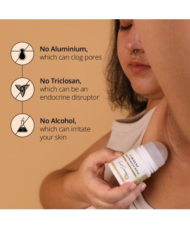Natural Deodorant Roll On - Sweet Summer | Non-Sticky Deo | Reduces Dark Underarms & Body Odor | No Aluminium & Alcohol-Free for Women | 1.69 Fl Oz (Pack of 2) - Buy Online on GoSupps.com