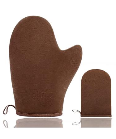 LATRAT Self-Tanning Applicator Glove for Face and Body Double-Sided Reusable Self-Tanning Gloves