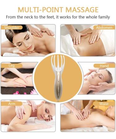 Tezam Electric Head Massager - Neck Massage Octopus Scalp Stress Relax Spa Therapy - Buy Online on GoSupps.com