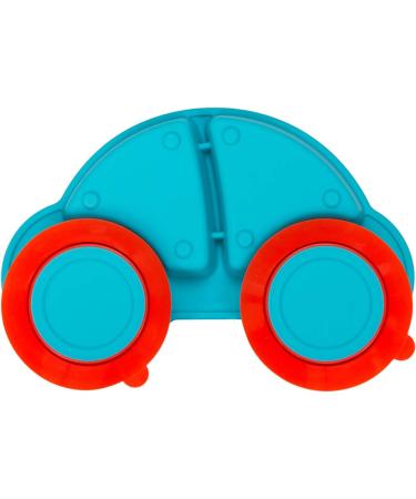 Baby Silicone Placemat Non-Slip Feeding Plate for Toddlers - BPA-Free, FDA Approved, Dishwasher Safe (New Car Blue) - Buy Online on GoSupps.com