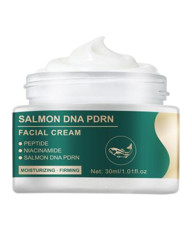 IREV PDRN Moisturizing Cream Pure Salmon DNA PDRN Face Moisturizer Face Moisturizer with Niacinamide Peptides Anti Aging Face Cream for Glass Skin Dry Skin Daily Skin Care