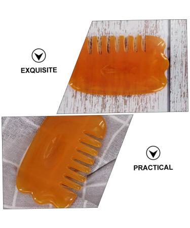 Magiclulu 4-Piece Sharp Massage Board & Hair Comb Set | Skin Care Resin Brushes & Body Massager | Enhance Your Relaxation & Hair Care Routine - Buy Online on GoSupps.com