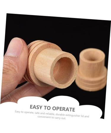 Frcolor 20st Moxa Fire Extinguisher - Wooden Moxibustion Device for Moxa-Stick Safety & Brand Protection - Buy Online on GoSupps.com