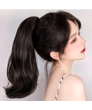 LALAFINA Curly Ponytail Wig When Darkness Loves Us Fake Hairpiece Safe to Use Curly Human Hair Wig Curly Wig Curly Hair Wig Wavy Wig Fake Ponytail Wavy Extensions Curls - Buy Online on GoSupps.com