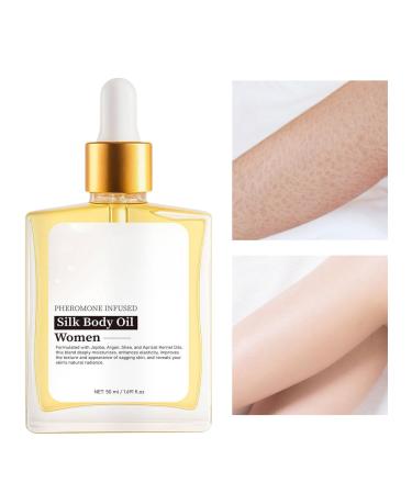 laxreheye After Shower Body Oil 50ml Light Refreshing Moisturizer Non-Greasy Body Lotion - For Legs Arms Hands and Stomach - Smoother Skin - For Home Travel Women and Men