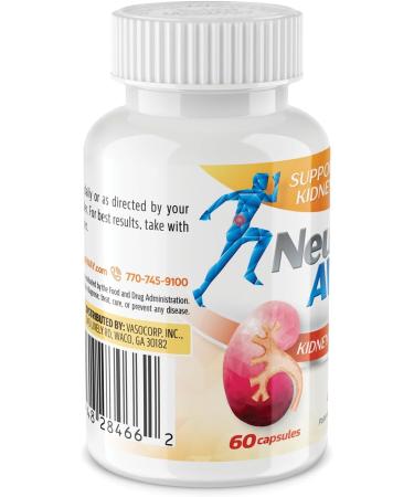 NeuropAWAY Kidney Support Supplement with Agmatine Sulfate L-Novaline L-Ornithine L-Citrulline Provides Fast Powerful Kidney Support 60CT 60 Count (Pack of 1) - Buy Online on GoSupps.com