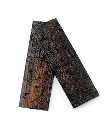 Aibote 2 pieces pom resin imitation sambar deer antlers horn knife handle material plates handle parts handle for knife production blade blades (130 x 42 x 7.5 mm)