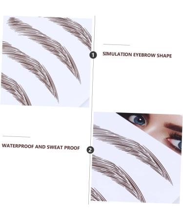 Balacoo 4pcs Eyebrow Stickers Make up Kit 6d Hair Eyebrows Eyebrow Transfer Stickers Eyebrow Shape 4d Mold - Buy Online on GoSupps.com