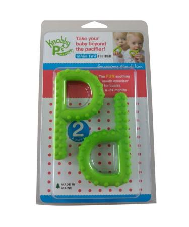 P & Q Chewy Tube Set Chew for Kids Autism ASD Awareness Speech Therapy Oral (2 Green P's (knobby))