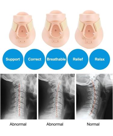 SAFWEL Neck Support Cervical Collar - Polymer Foam Neck Traction & Massage for Men & Women | Comfortable Sleeping Support (14cm) - Buy Online on GoSupps.com