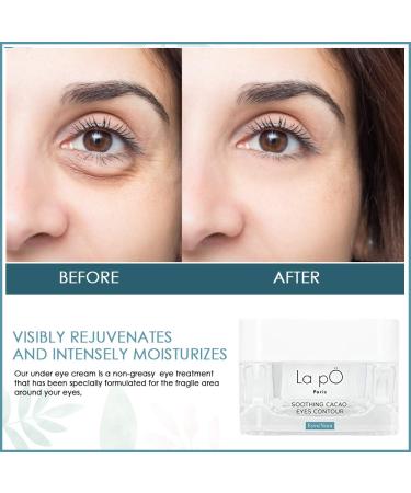 La pO Paris Cacao Enriched Eye Contour Cream - Dark Circle & Puffiness Defense Firming Formula for All Skin Types | International Shipping Available - Buy Online on GoSupps.com