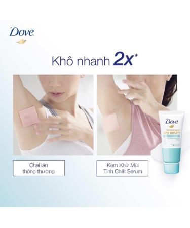 Dove Deodorant Dry Serum - Intensive Renew Minimizes Underarm Pores Collagen & Vitamin E 48H Protection - Buy Online on GoSupps.com