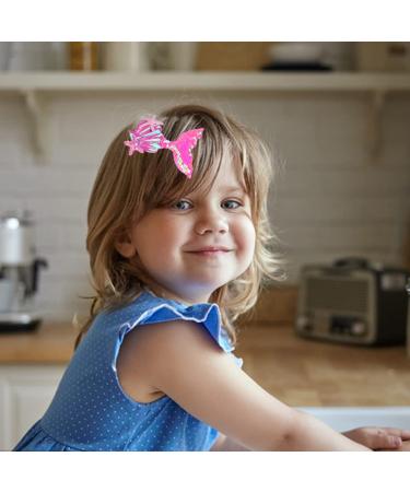 Mermaid Tail Hair Sparkling Pins - Pink Hair Clips for Women and Girls - Buy Online on GoSupps.com