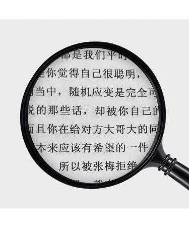 20X Magnifier Magnifying Glass Metal Frame Handheld Seniors Reading Optical Glass Lens High Clarity with Detachable Handle for Reading Hobbies Repair Observation 75mm - Buy Online on GoSupps.com
