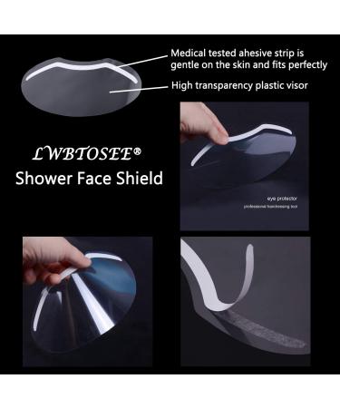 100pcs Disposable Shower Face Shields for Hair Salon and Permanent Makeup - Eye Protection Visors by LWBTOSEE - Buy Online on GoSupps.com