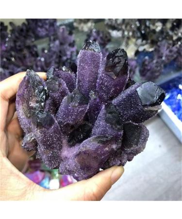 Natural Quartz Purple Ghost Phantom Cluster Crystal Stones specimens for Home Decor - (Color: Random delivery) Full of Texture - Buy Online on GoSupps.com