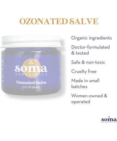 Ozonated Organic Salve for Skin Repair | Joint Pain Relief & Eczema Treatment | 2 oz Natural Healing Balm - Buy Online on GoSupps.com