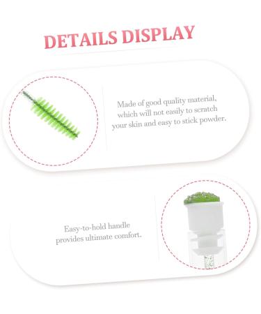 Angoily 10pcs Diamond Mascara Brush Clear Eyelash Mascara Eye Liner Tube Eyelash Mascara Multicolor 11.3x1.1cm Green - Buy Online on GoSupps.com