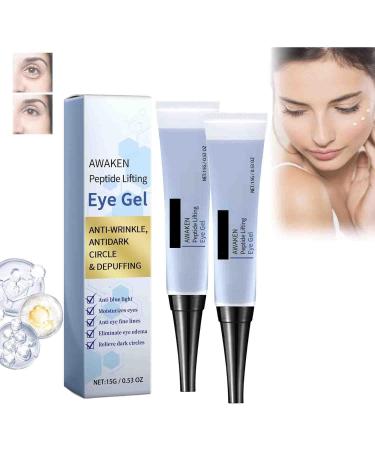 TANOOS Awaken Peptide Lifting Eye Gel Anti Aging Moisturizing Eye Cream Lifting Firming Eye Serum OpenEyes Awaken Peptide Lifting Eye Gel Open Eyes AntiWrinkle Moisturizing Awaken Peptide