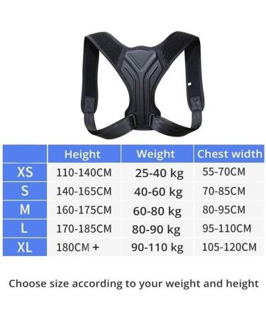 Back Posture Corrector Corset Clavicle Spine Posture Correction Back Support Belt Comfortable Soft Strip Corrector for Adult (Size : X-Small) Feito na China Full moon lofty ambition - Buy Online on GoSupps.com