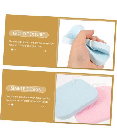 Beaupretty Lanyard face wash with lanyard face scrub sponge face wash sponge facial exfoliating sponge esponjas para maquillaje exfoliating bath sponge Washing device make up travel Travel - Buy Online on GoSupps.com