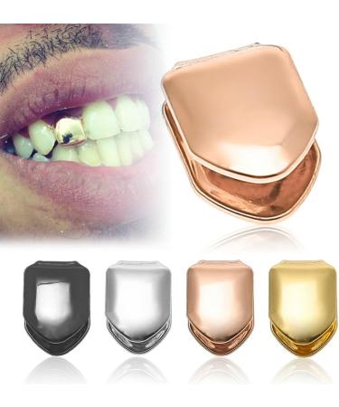 Healifty 14k Gold Plated Hiphop Tooth Cap - Silver Hip hop Teeth Grill - Buy Online on GoSupps.com