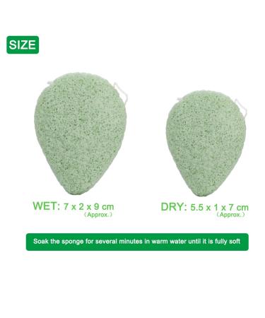 Natural Organic Konjac Sponge with Activated Charcoal | Gentle Facial Cleansing Sponges for Sensitive Skin - Buy Online on GoSupps.com