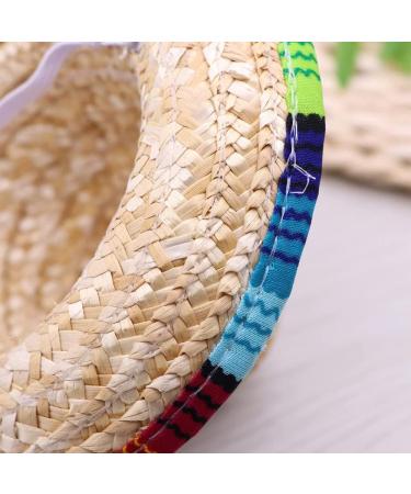 1 PCS Pet Straw Hat Funny Mini Mexican Hats Mexican Sombrero Cap Dog Sombrero Hat for Fiesta Carnival Mexican Theme Party Decorations Dogs Cats Party Favors - Buy Online on GoSupps.com