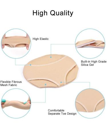 Yosoo 2 Gel Pillows for Metatarsus - Foot Support & Pain Relief | Orthopedic Forefoot Cushions & Absorbers - Buy Online on GoSupps.com