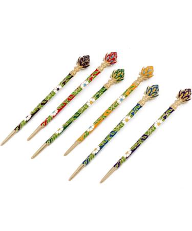 Chinese Rhinestone Hair Stick - Elegant Hair Chopstick & Hairpin for Chignon - Random Color | International Shipping - Buy Online on GoSupps.com