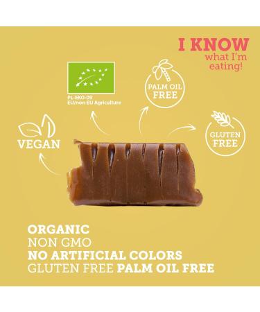 Super Fudgio Organic Ginger Candies - Vegan & Gluten-Free Caramel Treats | 6x150g Multipack | No Palm Oil - Made with Organic Coconut Milk & Coconut Sugar - Buy Online on GoSupps.com