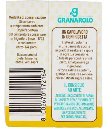  Italian Gourmet E.R. Granarolo Panna da Cucina UHT Long-Lasting Cooking Cream 200 ml + 400 g Box of 12 - Buy Online on GoSupps.com